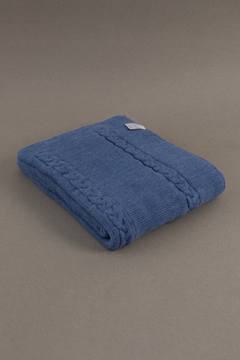 Koza Home Trenza Indigo Double Blanket 200x220 15040 Double