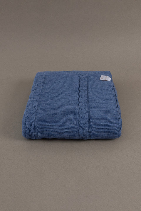 Koza Home Trenza Indigo TV Blanket 130x170 15042 130 x 170