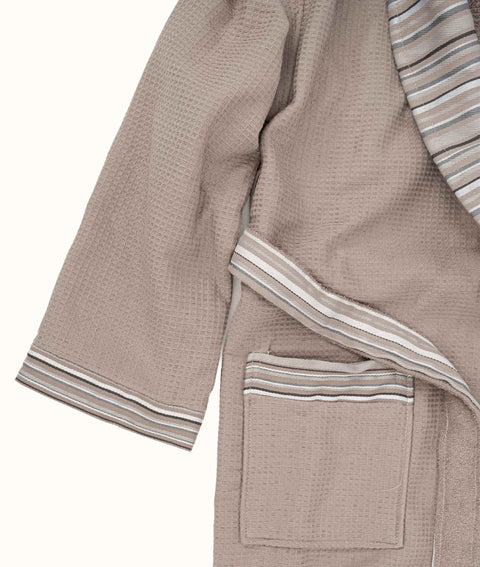 Koza Home Limira 2 Piece Set Mink Cotton 1 Bathrobe SM 1 Dowry Towel 50x90 2228 SM