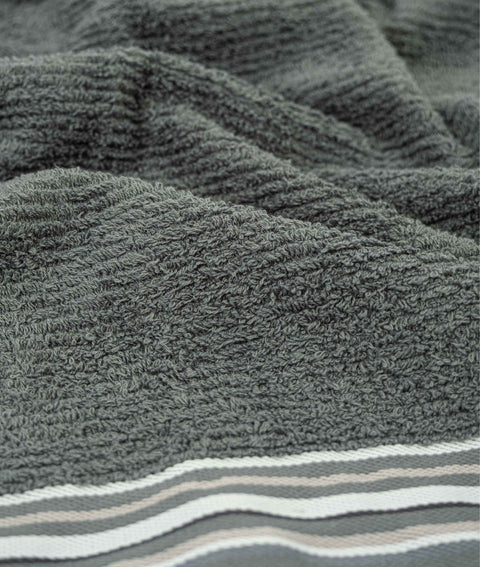 Koza Home Limira Set of 2 Green Cotton 1 Bathrobe L-XL 1 Dowry Towel 50x90 2235 L-XL