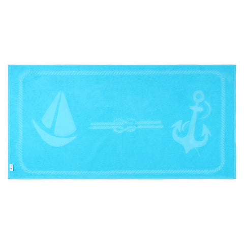 Anemoss Sail Beach Towel Turquoise