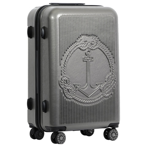 Biggdesign Ocean Hardshell Spinner Luggage Set, Gray, 3 Pcs