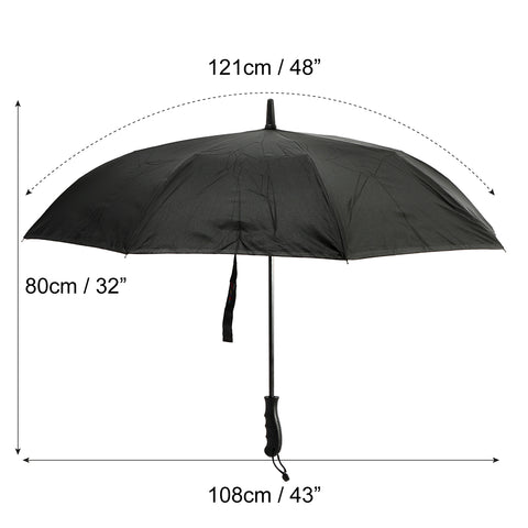 Biggdesign Moods Up Reverse Umbrella For Rain Windproof Black/Purple Ø 43 in