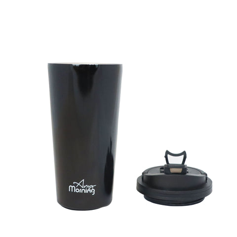 Any Morning SI231902 Travel Mug, 17 oz, Black