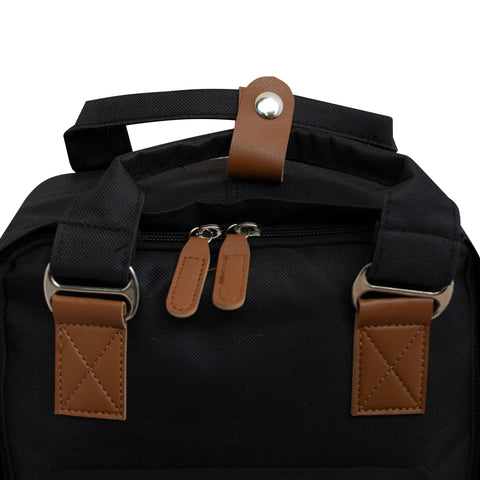 Biggdesign Dogs Backpack with USB Port, Black