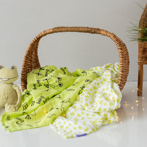 Milk&Moo Cacha Baby 100% Cotton Swaddle Blanket