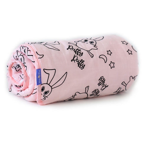 Milk&Moo Chancin Baby Muslin Fiber Filled Blanket